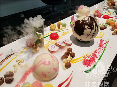 分子料理现场